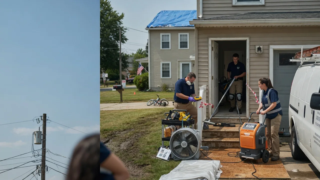 Water Damage Repair in Bells, TX near me